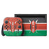Kenya Flag Distressed Nintendo Skins